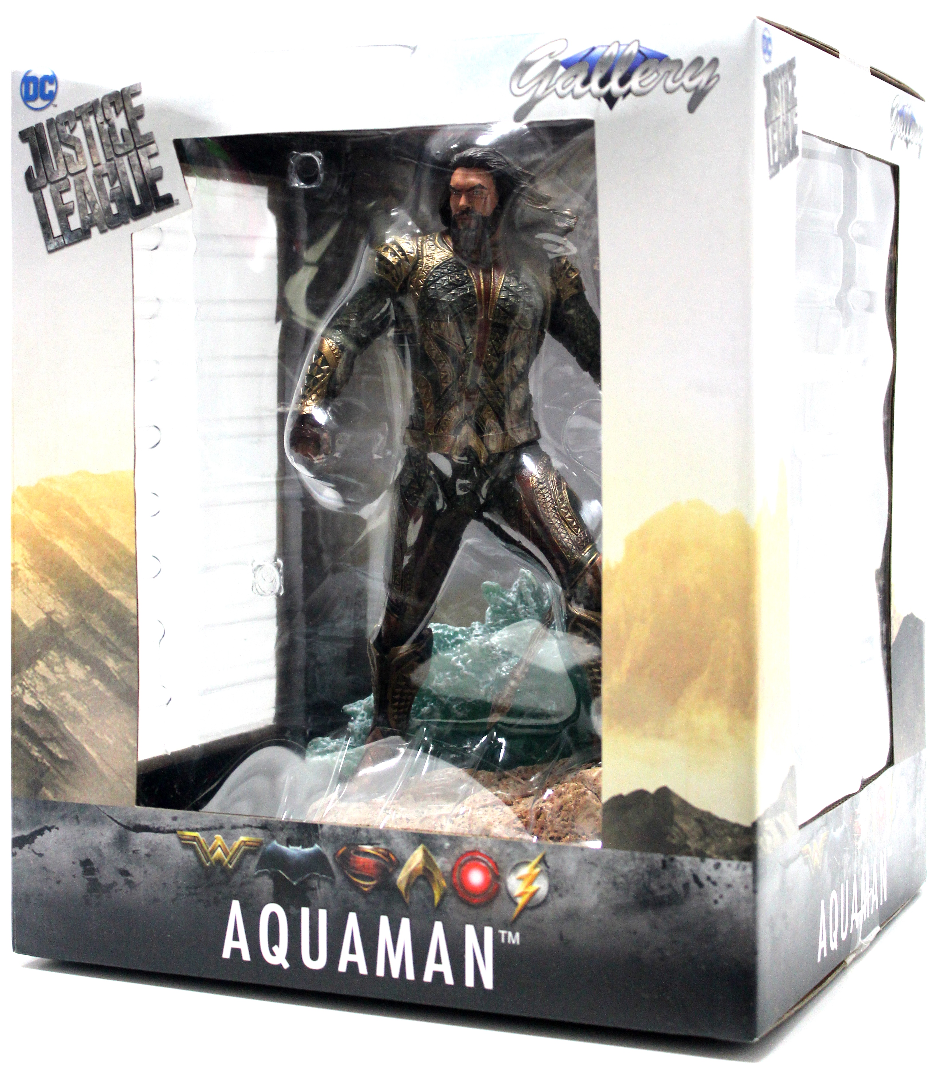 Aquaman Justice League DC Comic Diamond Select Gallery PVC Statue BROKEN  TRIDENT